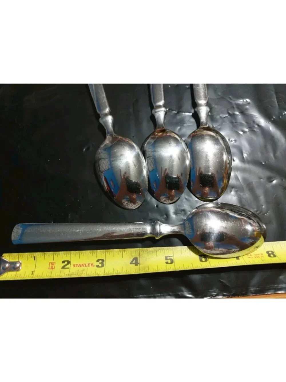 Martha Stewart EMPIRE MSE Stainless Flatware Spoons Lot Of 4